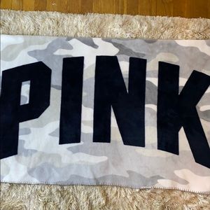VS Pink camo blanket